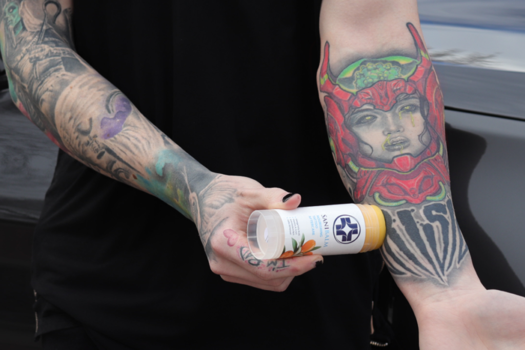 How to properly remove your second skin and clean your tattoo🪄 #fyp #, Tattoo Aftercare